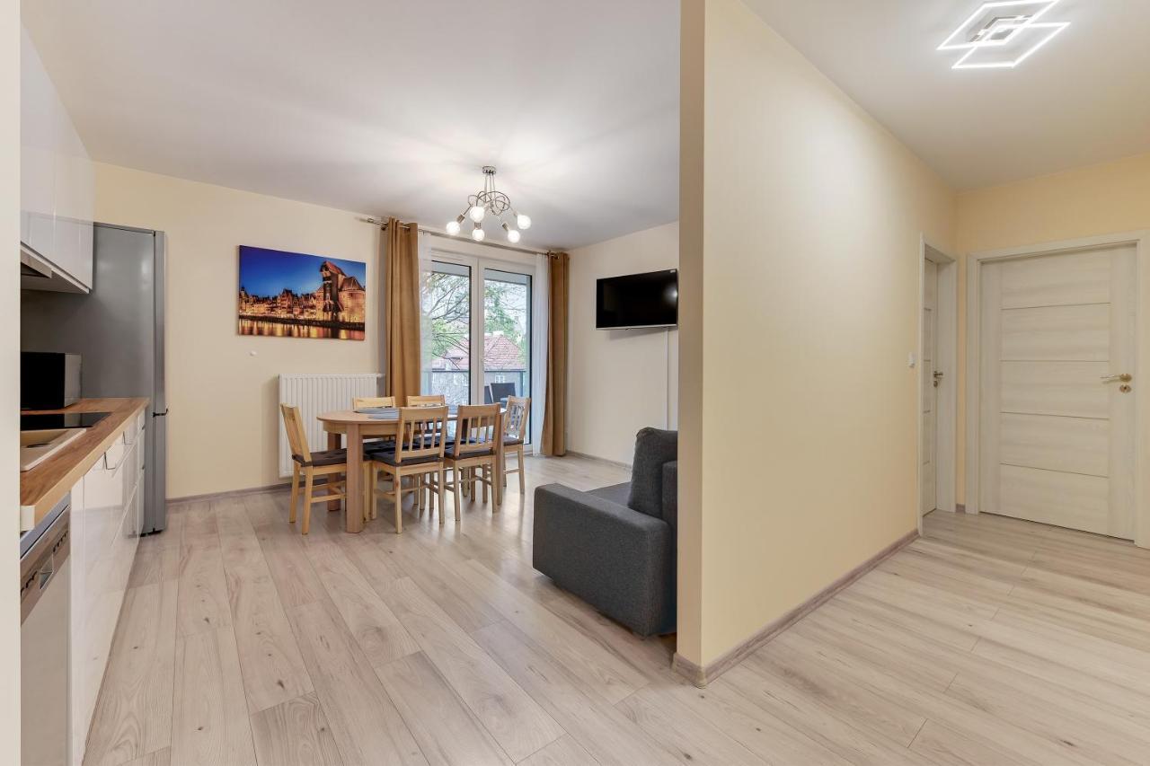 Gdansk Centrum - Apartament 3 - Pokojowy Z Duzym Tarasem Экстерьер фото