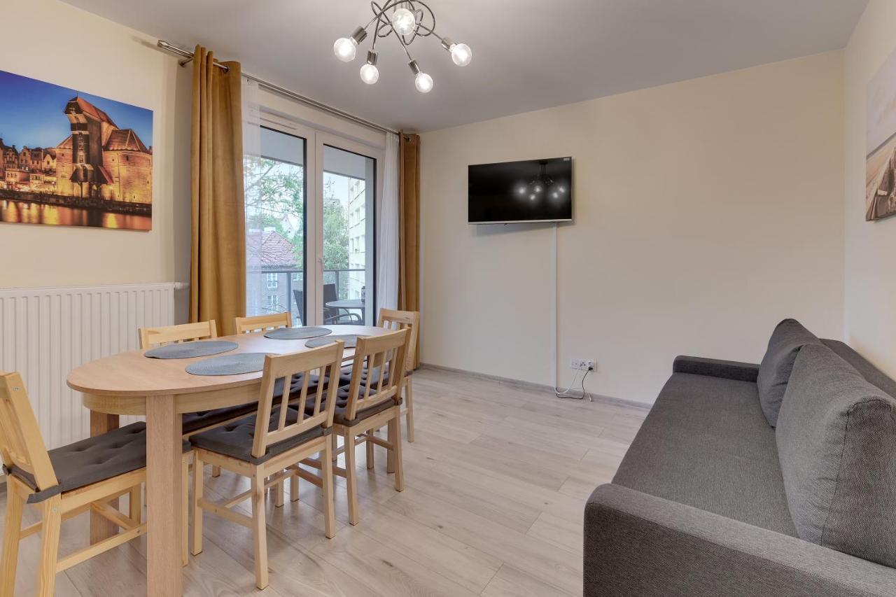 Gdansk Centrum - Apartament 3 - Pokojowy Z Duzym Tarasem Экстерьер фото
