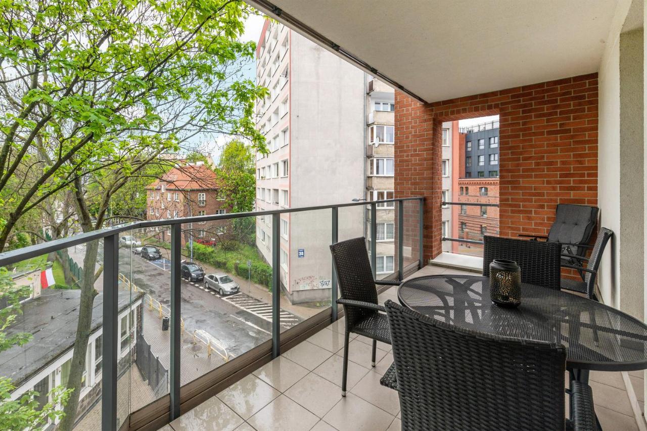 Gdansk Centrum - Apartament 3 - Pokojowy Z Duzym Tarasem Экстерьер фото