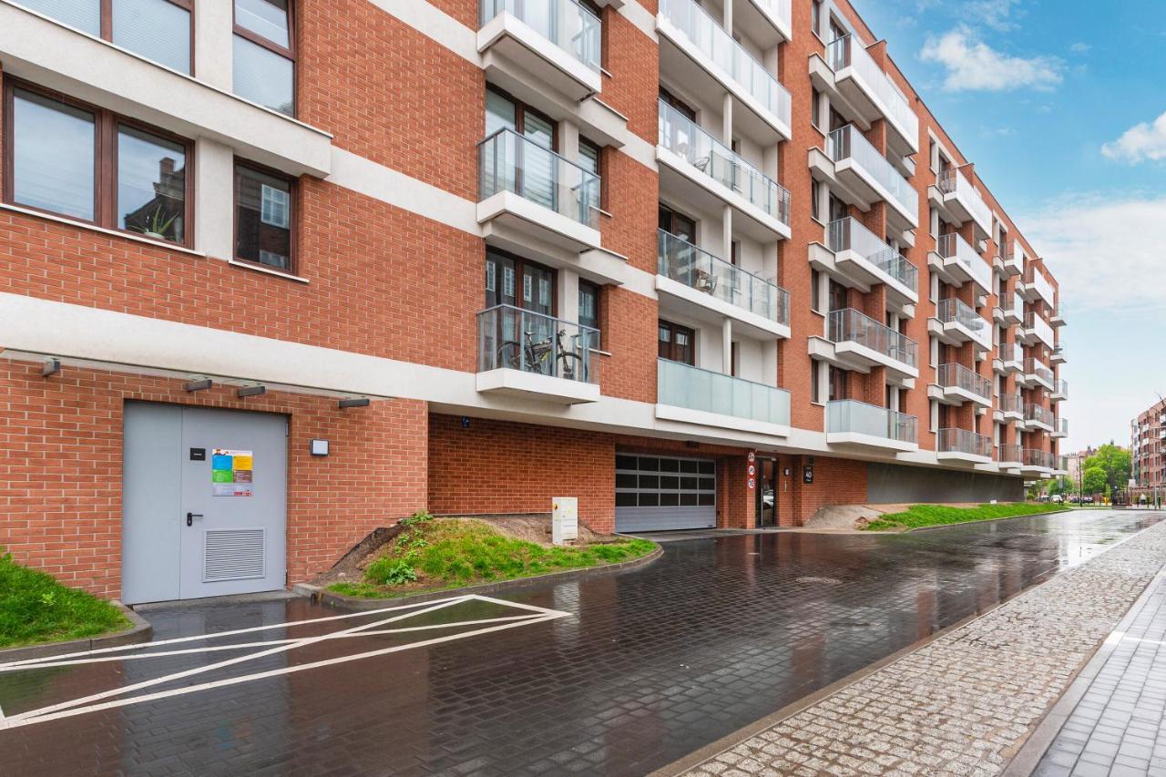 Gdansk Centrum - Apartament 3 - Pokojowy Z Duzym Tarasem Экстерьер фото